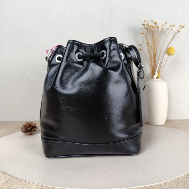 Louis Vuitton Shoulder Bag NOÉ CARGO Bucket Bag Black Calfskin Small 22 × 16 × 24 cm — cover view 5 of 5