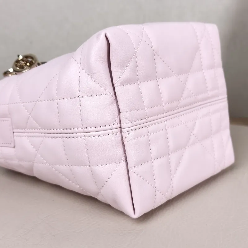 DIOR Top Handle Bag TOUJOURS Edition Pink Calfskin Mini 13 × 12 × 15 cm — detail view 10 of 12
