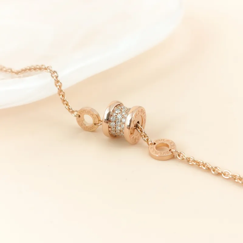 Bvlgari Bracelet B.ZERO1Collection Pavé Diamond Rose Gold Diamond18KR ose Gold One Size 17cm — cover view 5 of 6
