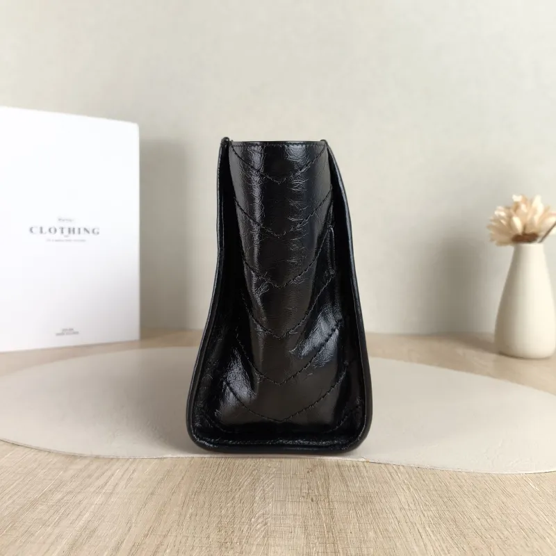 SAINT LAURENT Shoulder Bag Niki Shopping Tote Black Calfskin Small 25 × 10 × 19 cm — detail view 6 of 12