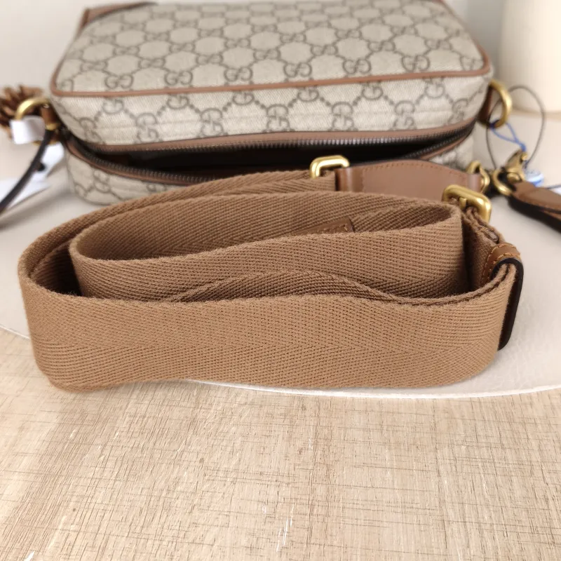 GUCCI Crossbody Bag GG Emblem Crossbody Bag Monogram PVC Small23 × 7 × 17 cm — detail view 9 of 13