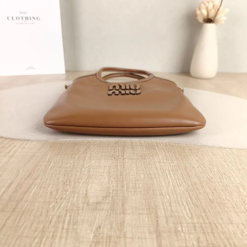Miumiu Shoulder Bag IVY Tote Shopping Tote CC alfskin Mini 20*24 — cover view 5 of 5