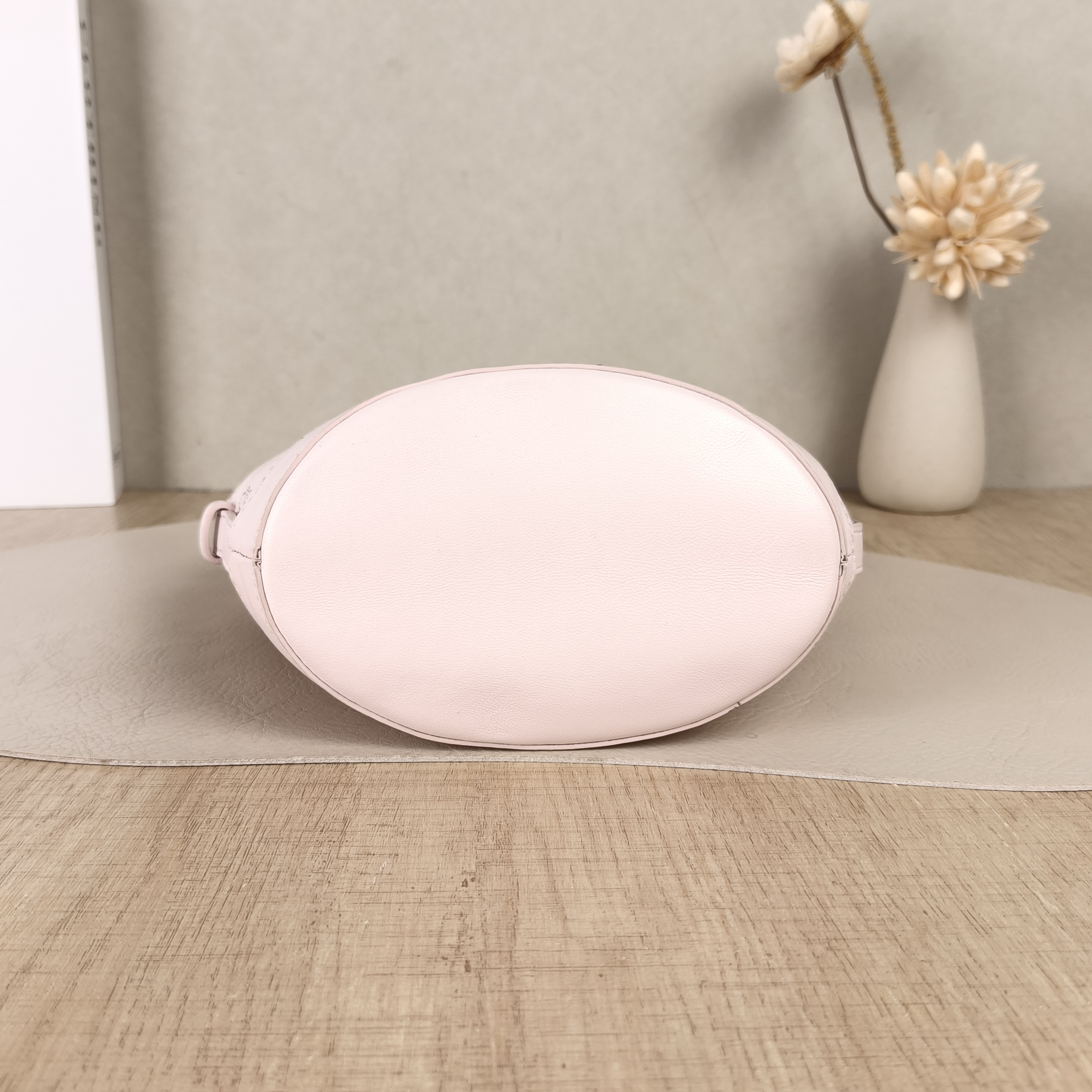 DIOR Shoulder Bag Bucket Bag Pink Calfskin One Size15 × 10 × 7.5 cm — cover view 4 of 4