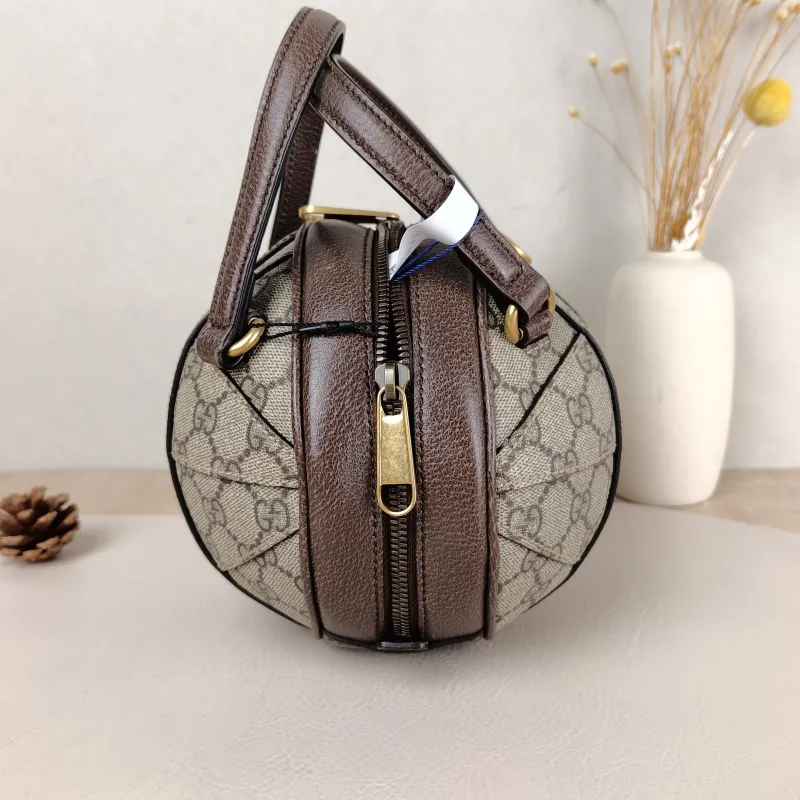 GUCCI Top Handle Bag Ophidia Top Handle Bag Monogram PVC Mini 16 × 16 × 16 cm — detail view 11 of 12