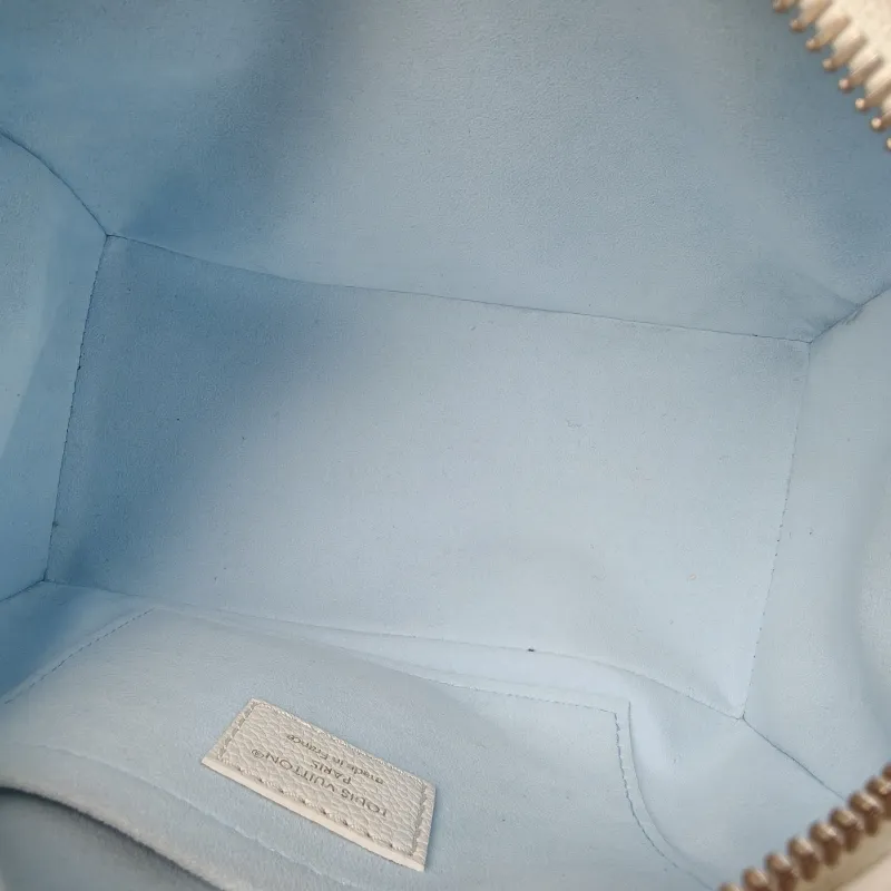 Louis Vuitton Crossbody Bag Speedy20 White · Blue Calfskin One Size20.5 × 12 × 13.5 cm — detail view 1 of 14