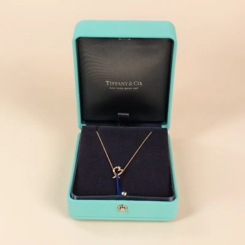 Tiffany&Co. Necklace Paloma Picasso Collection Loving Heart Necklace Rose Gold 18KR ose Gold One Size 41cm — cover view 4 of 10