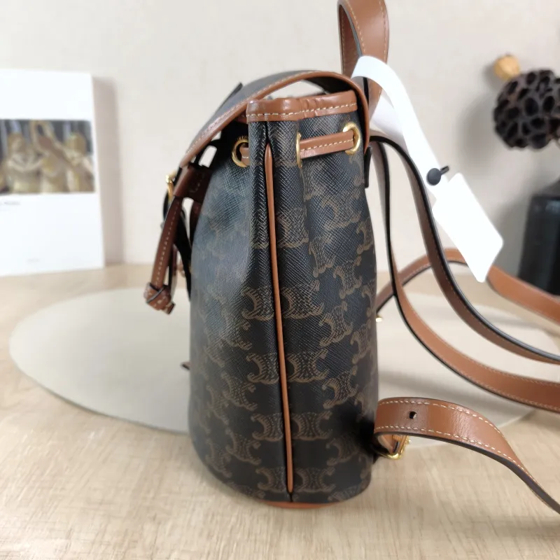 CELINE Backpack FOLCO Backpack Monogram PVC Mini 17 × 10 × 20 cm — detail view 6 of 10