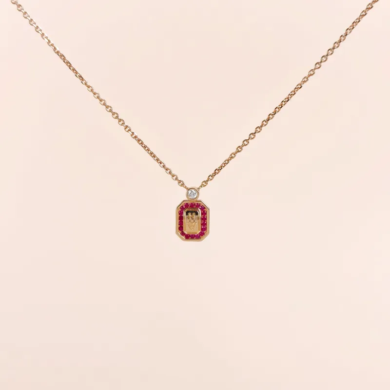 HARRY WINSTON Necklace HW Logo Necklace Diamond18KR ose Gold One Size40cm