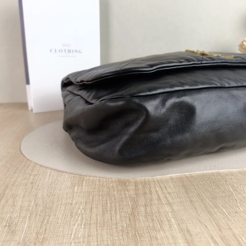 SAINT LAURENT Crossbody Bag Jamie 4.3 Chain Bag Black SL ambskin Large 43 × 9 × 29 cm — detail view 9 of 12