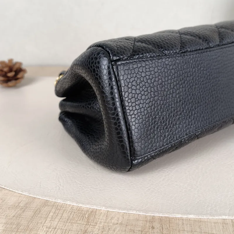 Chanel Crossbody Bag24k Bowling Bag Black Grained Calfskin One Size21 × 9 × 14 cm — detail view 8 of 11