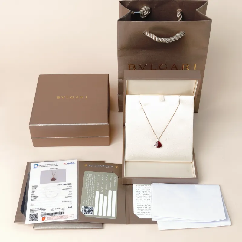 Bvlgari Necklace DIVAS’ DREAM Collection Diamond18KR ose Gold Small 43cm — cover view 10 of 12
