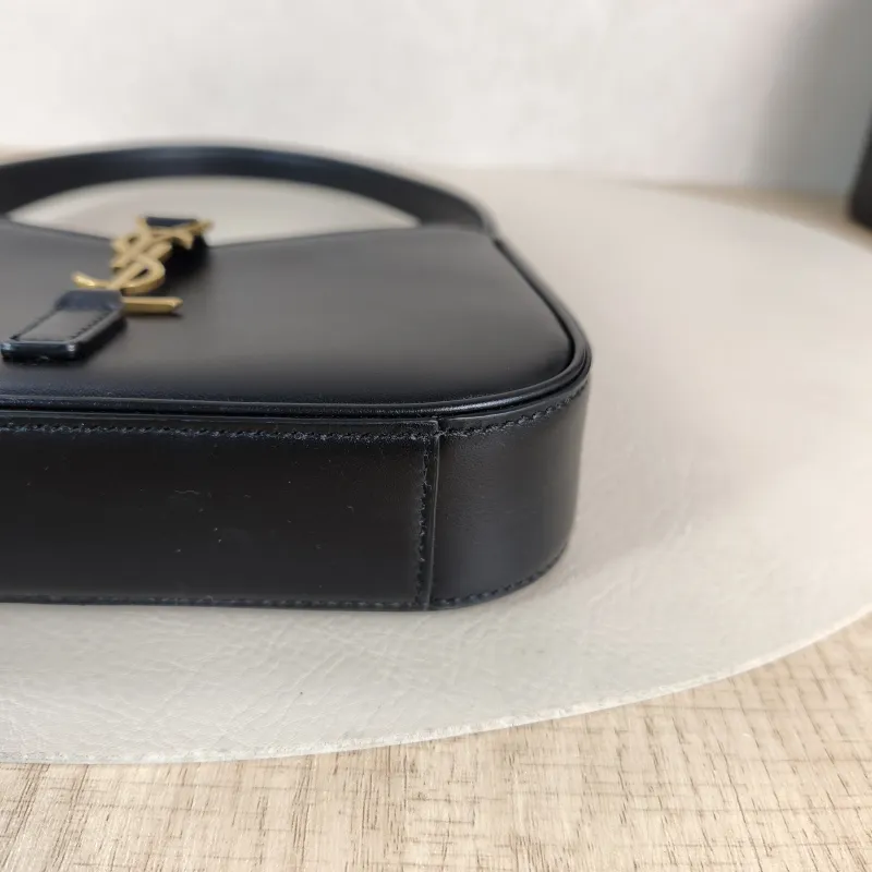 SAINT LAURENT Shoulder Bag LE 5 À 7 Black Calfskin Mini 19 × 4.5 × 11.5 cm — detail view 7 of 10