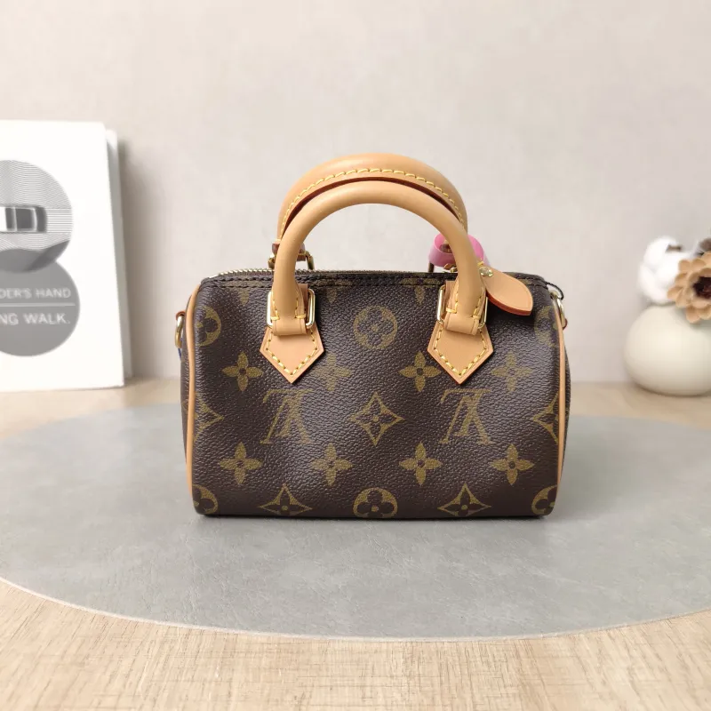 Louis Vuitton Crossbody Bag Speedy Nano Shoulder Strap PV Cnano16 × 7.5 × 10 cm — cover view 3 of 5