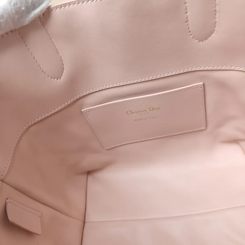 DIOR Top Handle Bag TOUJOURS Edition Pink Calfskin Small 18.5 × 12 × 18.5 cm — detail view 11 of 13