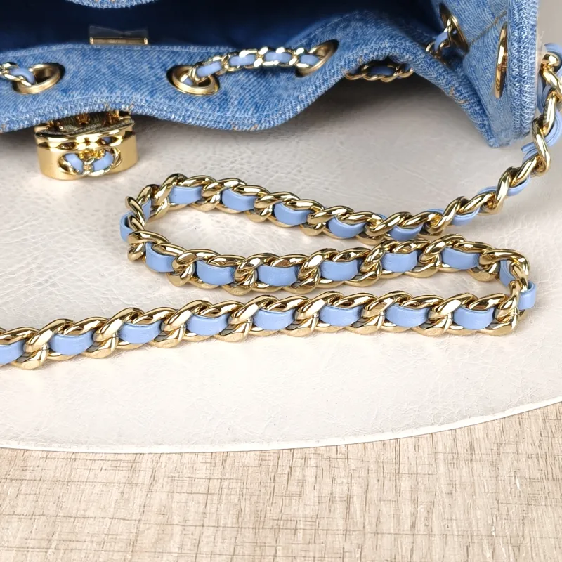 Chanel Crossbody Bag 25Bag Blue Mini 20 × 12.5 × 22 cm — detail view 9 of 12