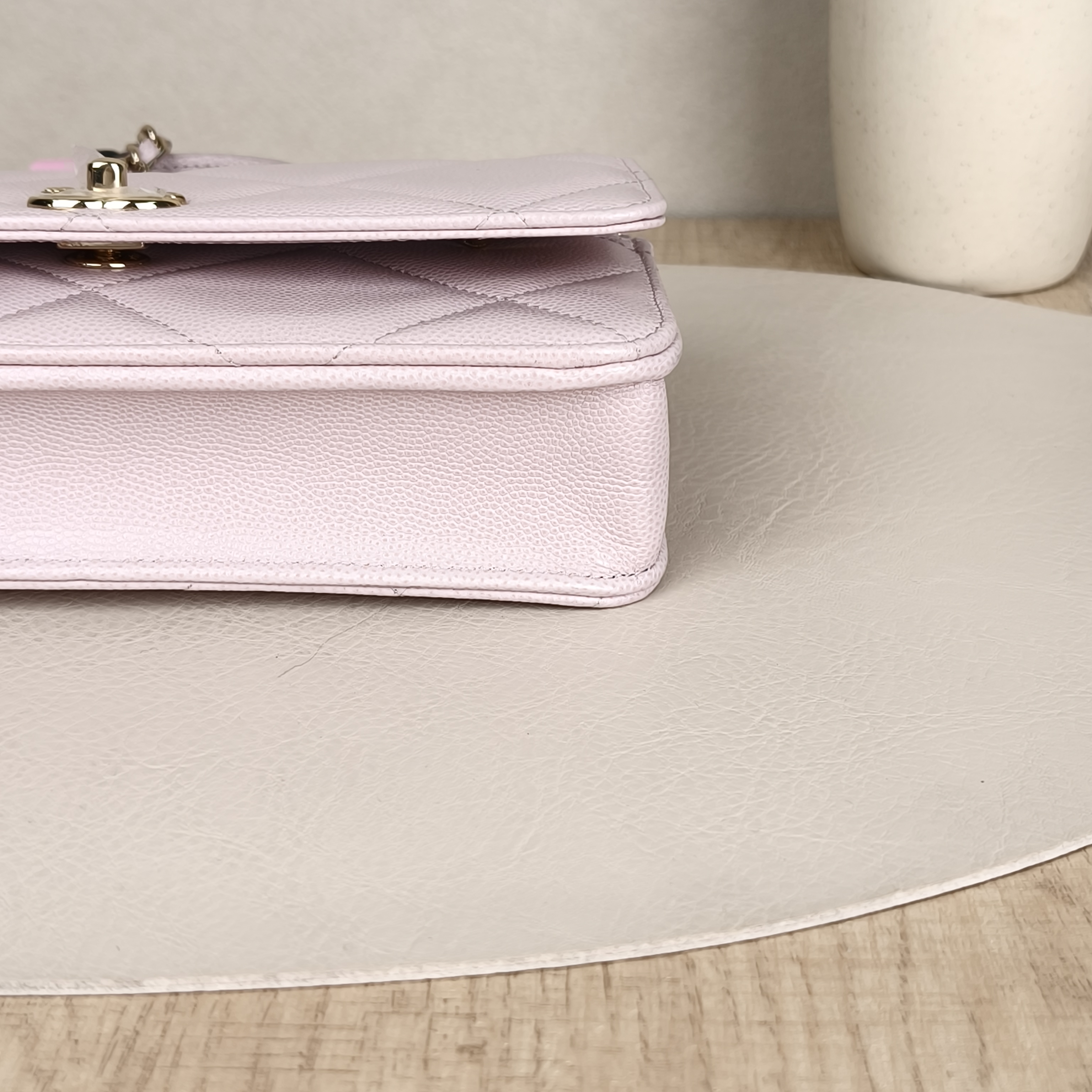 Chanel Crossbody Bag25k woc Pink Grained Calfskin One Size19.2 × 3.5 × 12.3 cm — cover view 8 of 9