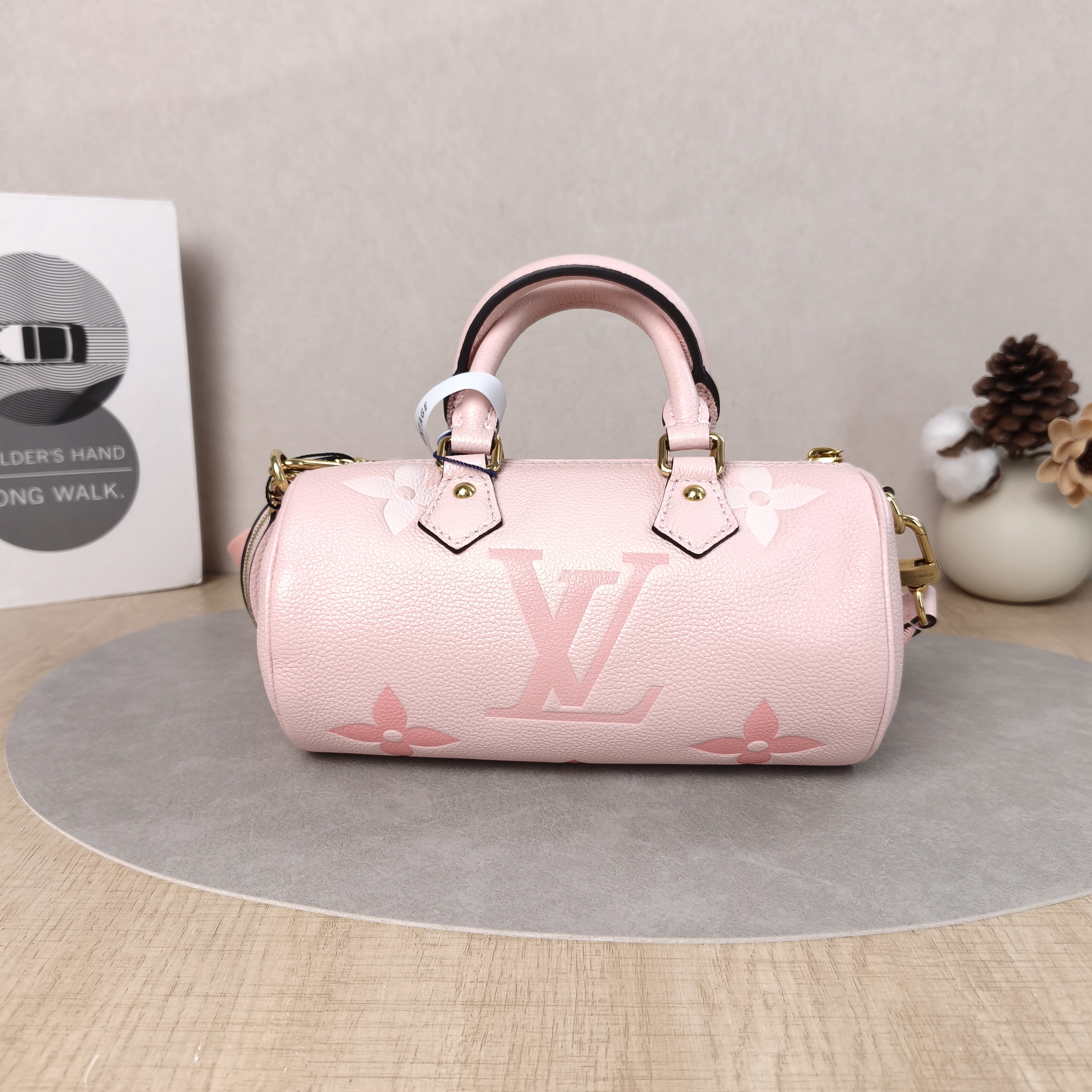 Louis Vuitton Crossbody Bag Papillon Pink Empreinte Embossed Calfskin BB20 × 10 × 10 cm — cover view 3 of 5