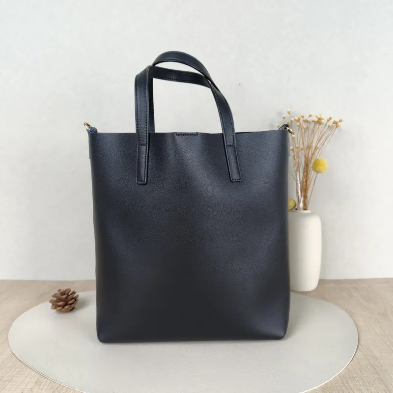 SAINT LAURENT Top Handle Bag SHOPPING Shopping Tote Edition Black Calfskinmini25 × 8 × 28 cm — cover view 5 of 5