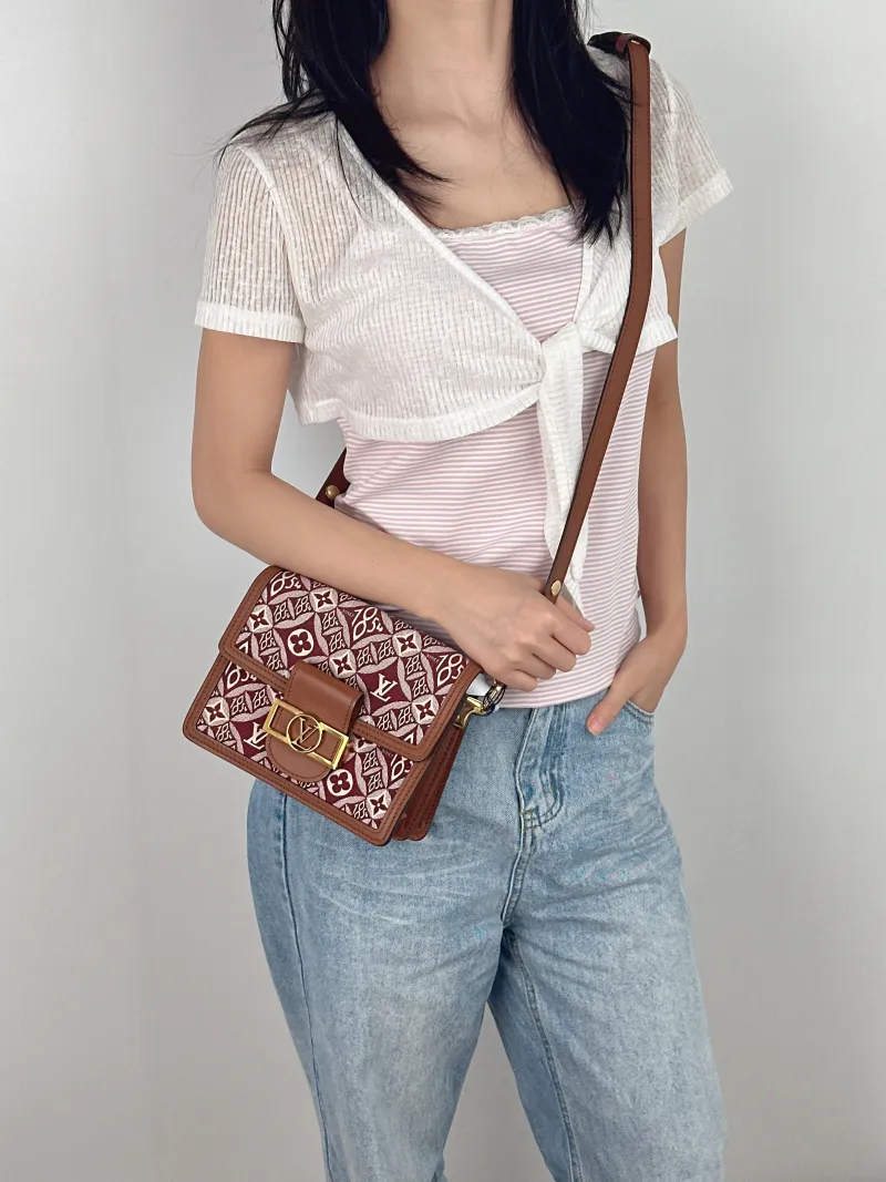 Louis Vuitton Crossbody Bag Dauphine 1854 mini20 × 9 × 15 cm — on-model view 2 of 3