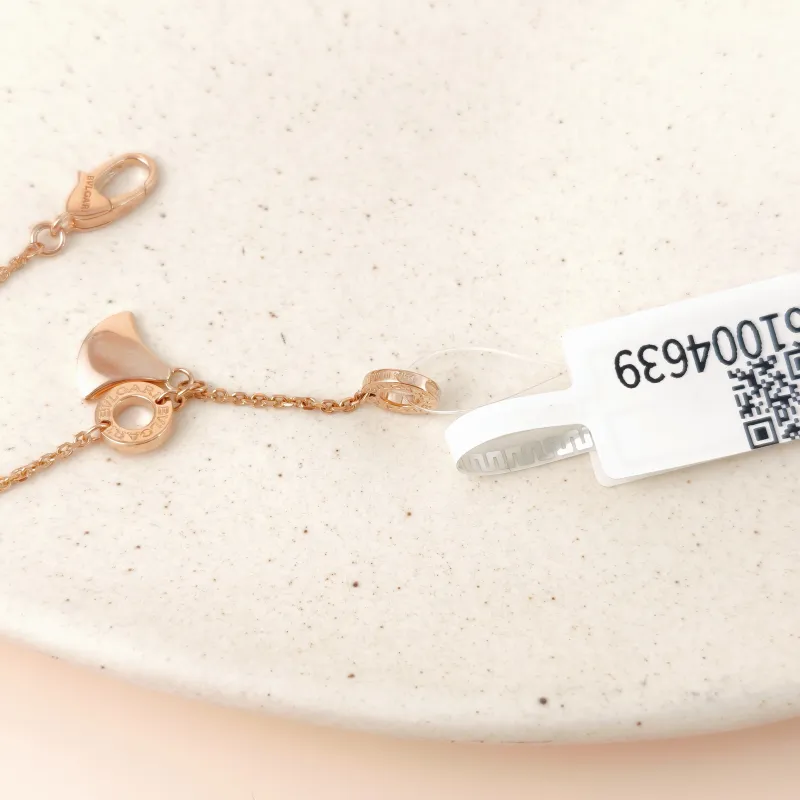 Bvlgari Necklace DIVAS’ DREAM Collection Pearl Pavé Diamond White Mother-of-Pearl 18KR ose Gold Diamond Pearl One Size 43cm — cover view 7 of 12
