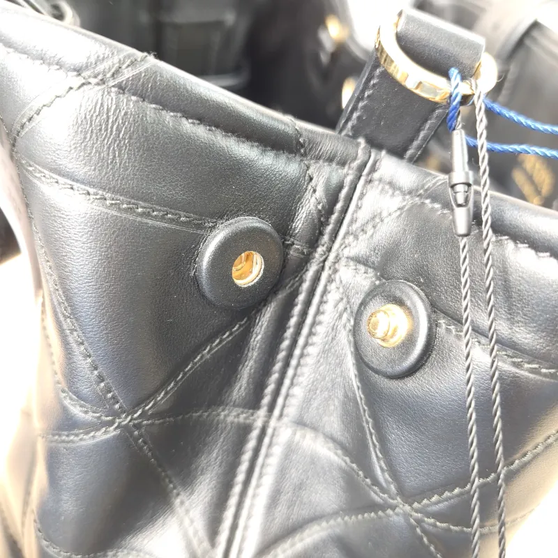 PRADA Top Handle Bag Tote Bag Black Calfskin One Size 29 × 15 × 17 cm — detail view 8 of 14