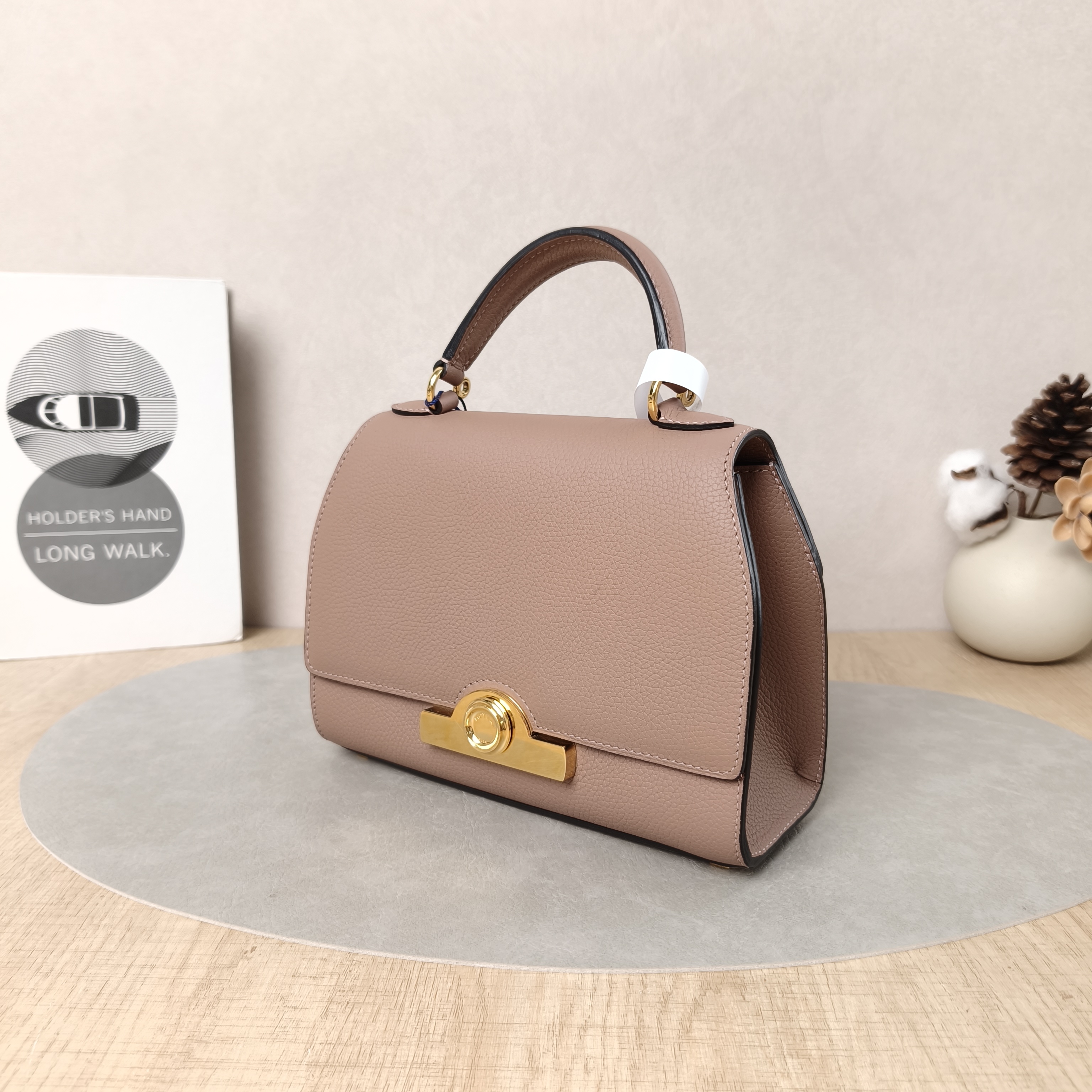 Moynat Crossbody Bagrejane Top Handle Crossbody Bag Calfskin BB20 × 8 × 22 cm — cover view 3 of 5