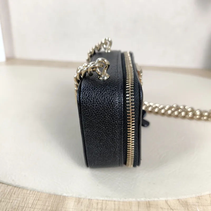 Chanel Crossbody Bag le boy Crossbody Bag Black Calfskin One Size 11 × 4 × 7 cm 32 — detail view 3 of 11