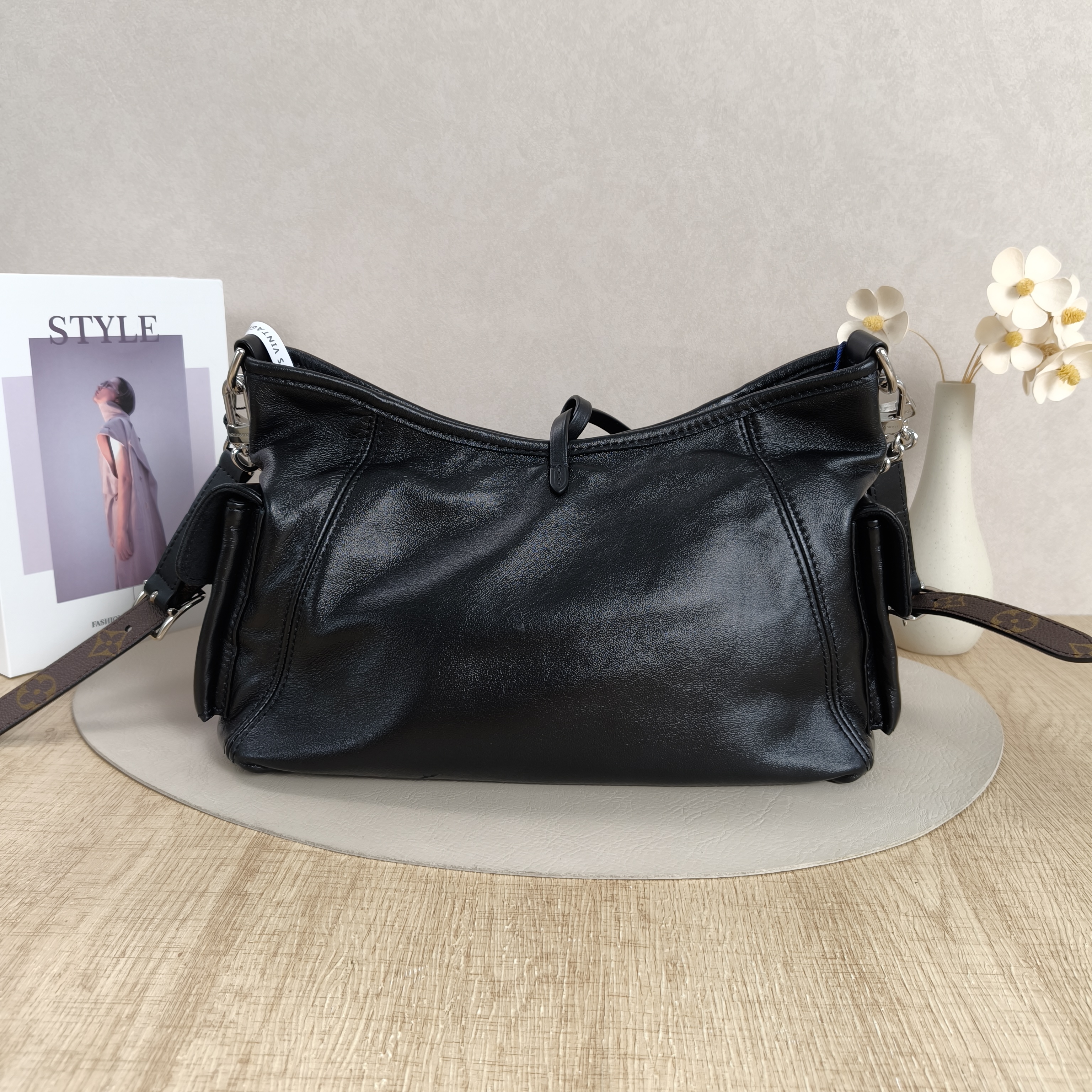 Louis Vuitton Black Calfskin Small — cover view 9 of 9