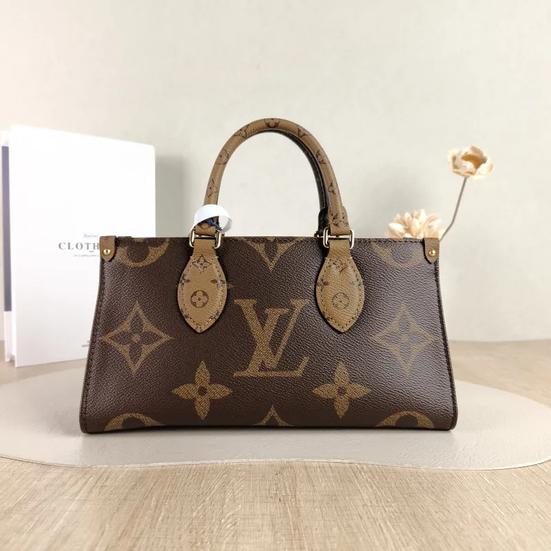 Louis Vuitton Crossbody Bag Onthego East West Two Straps Monogram PVC Small 25 × 10 × 13 cm