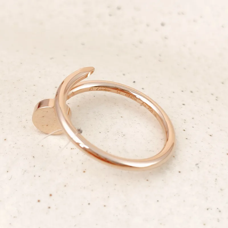 CARTIER Ring Juste un Clou Ring Rose Gold 18KR ose Gold Small Edition 51 — cover view 8 of 8