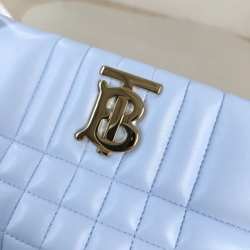 BURBERRY Crossbody Bag tb Collection Crossbody Bag Blue Lambskin One Size 23 × 10 × 13 cm — detail view 1 of 12