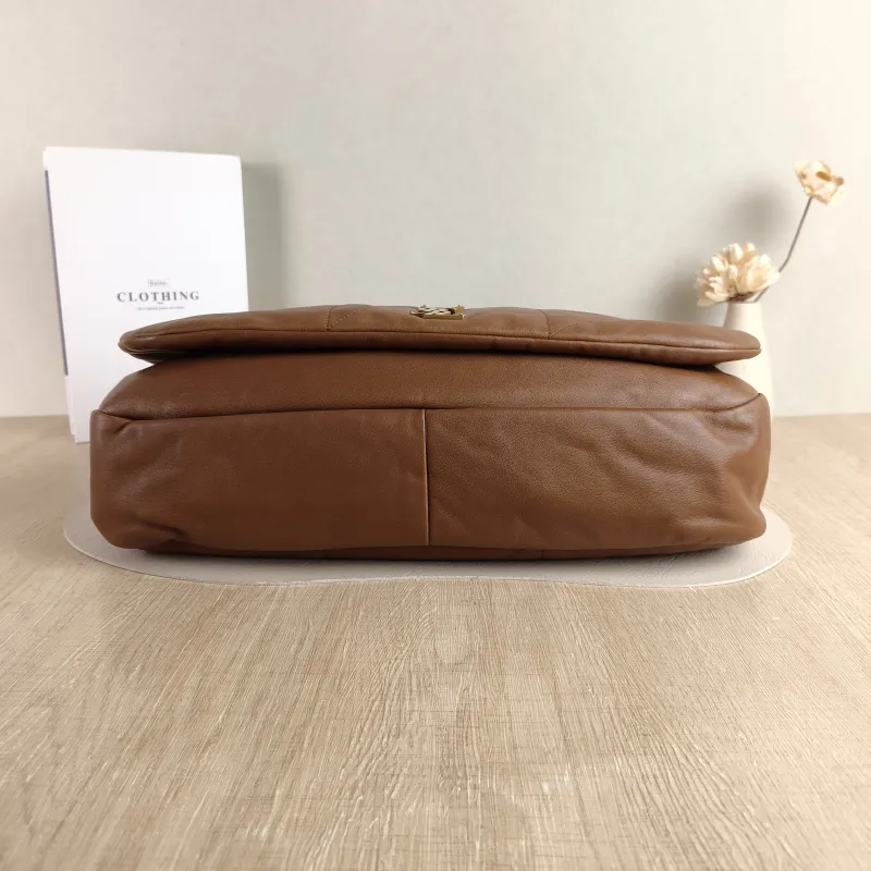 SAINT LAURENT Crossbody Bag Jamie 4.3 Chain Bag Caramel Lambskin Large 43 × 9 × 29 cm — cover view 3 of 5