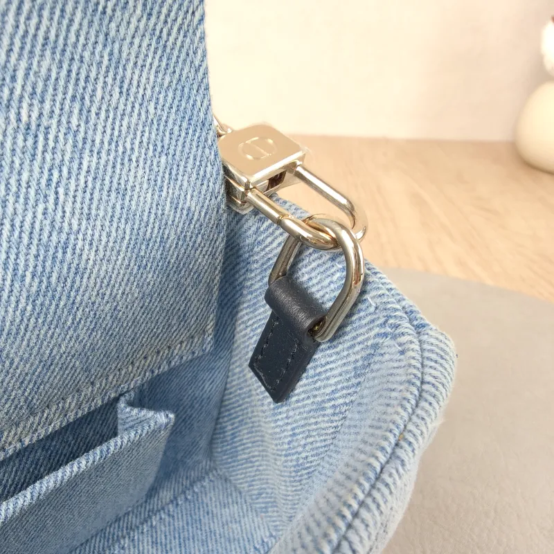 DIOR Top Handle Bag Lady D-Joy Blue Small 22 × 6 × 11 cm — detail view 14 of 14