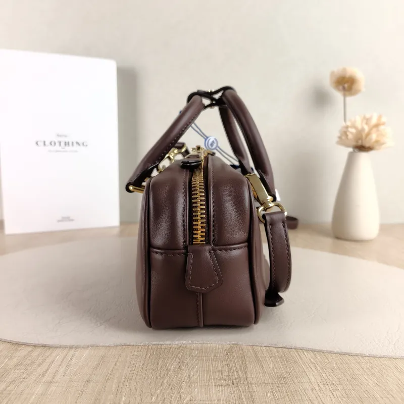 Miumiu Top Handle Bag Arcadie Collection Bowling Bag CC alfskin Medium 22 × 7.5 × 10.5 cm — detail view 7 of 11