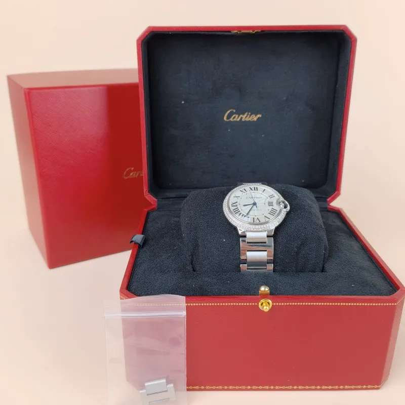 CARTIER Watch Ballon Bleu de Collection Watch White 36.6mm Watch — cover view 4 of 10