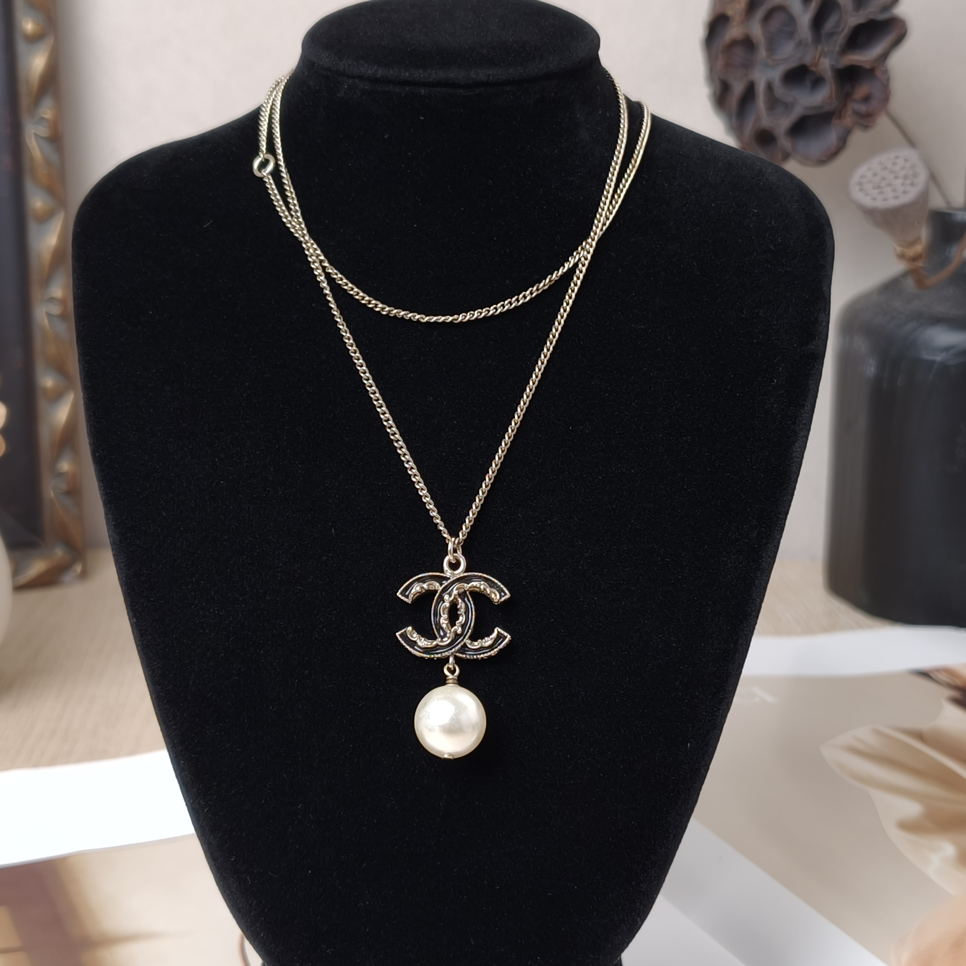 Chanel Pearl CN ecklace · 60㎝