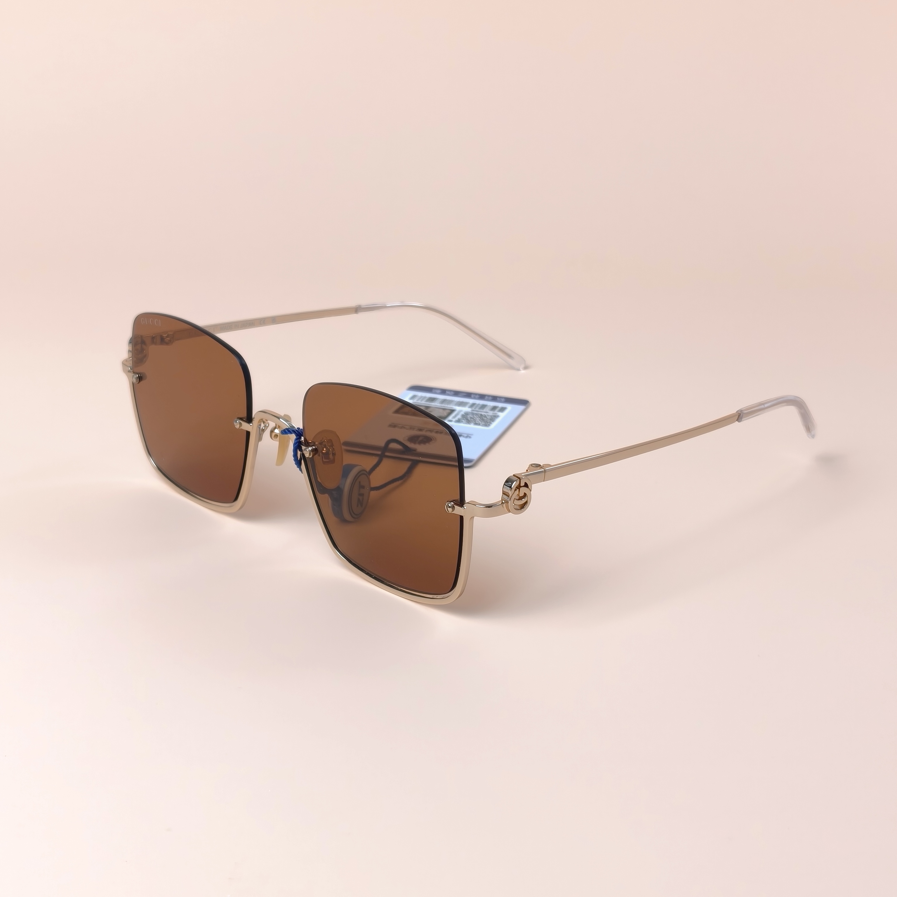 GUCCI Eyewear Eyewear Brown One Size — cover view 3 of 14