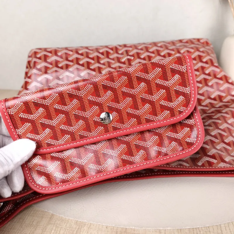 GOYARD Shoulder Bag Boheme Hobo​ Red PVC Small 43 × 14 × 27 cm — detail view 2 of 9