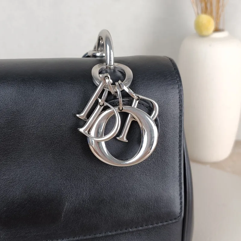 DIOR Top Handle Bag Be Black Calfskin Mini 20 × 11 × 16.5 cm — detail view 1 of 13