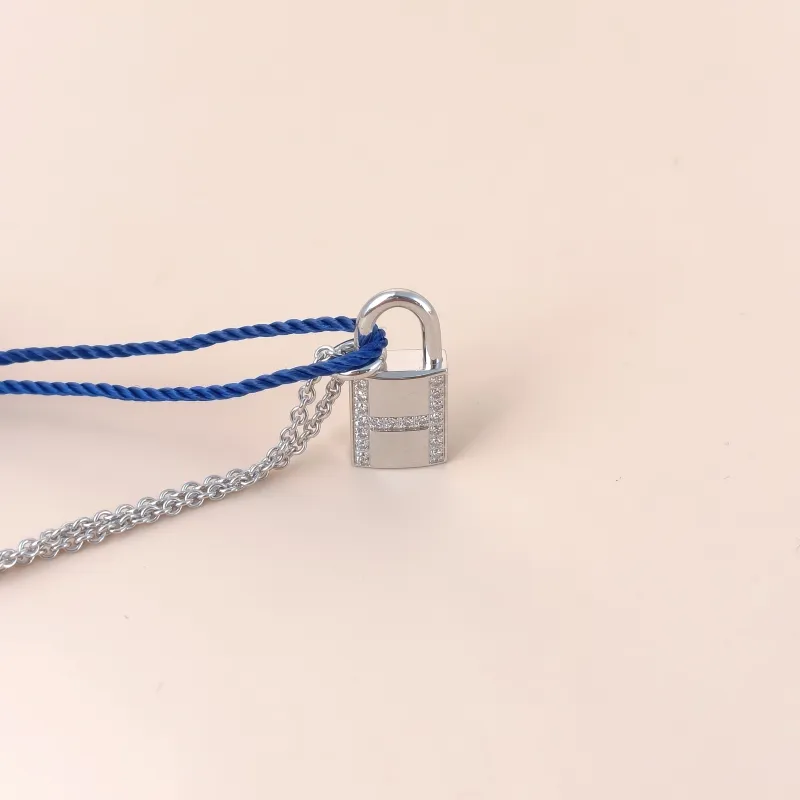 Hermès Necklace Kelly Cadenas Necklace White Gold18KW hite Gold Diamond One Size40cm — cover view 5 of 8
