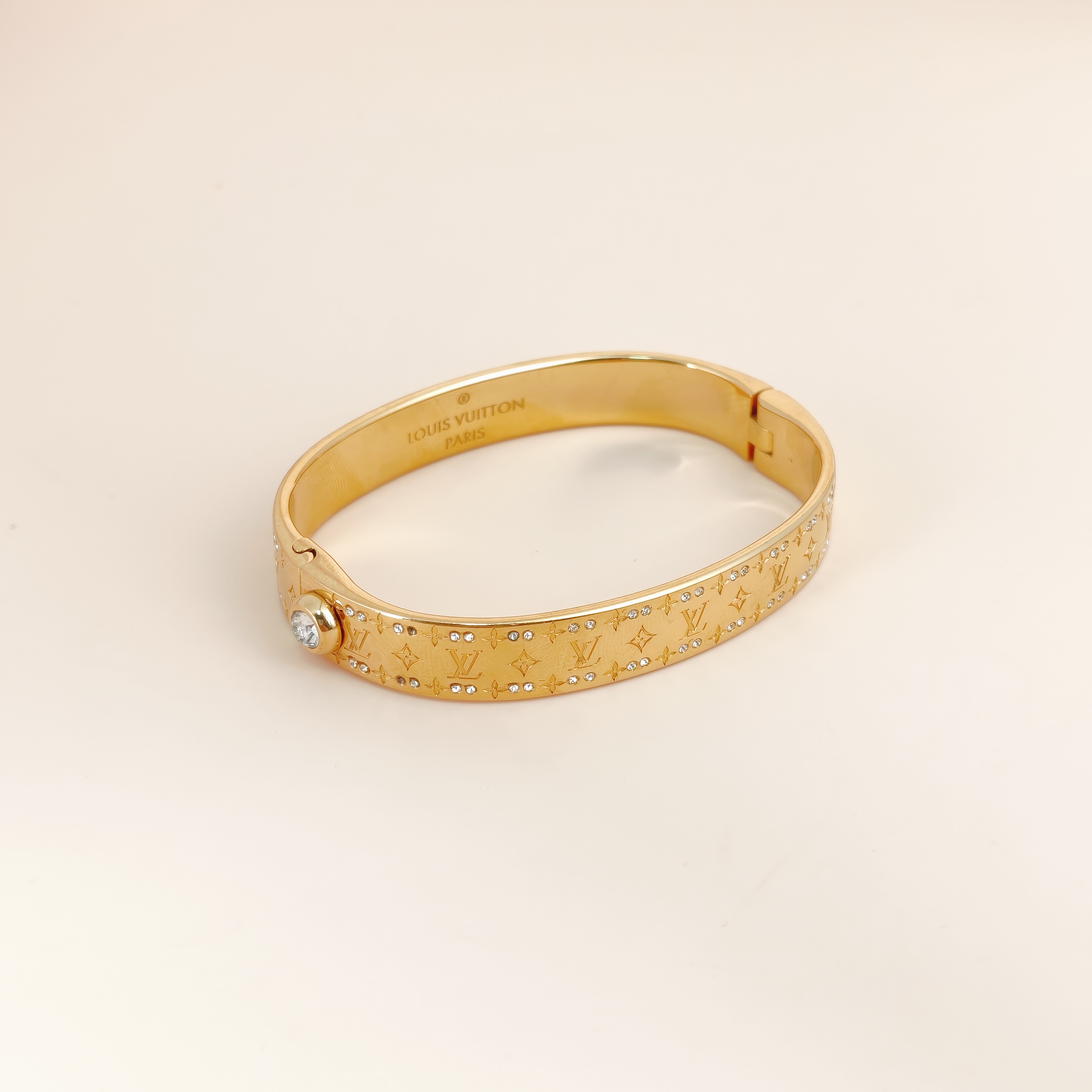 Louis Vuitton Banglelogo Bangle Gold S 16cm โ cover view 5 of 6