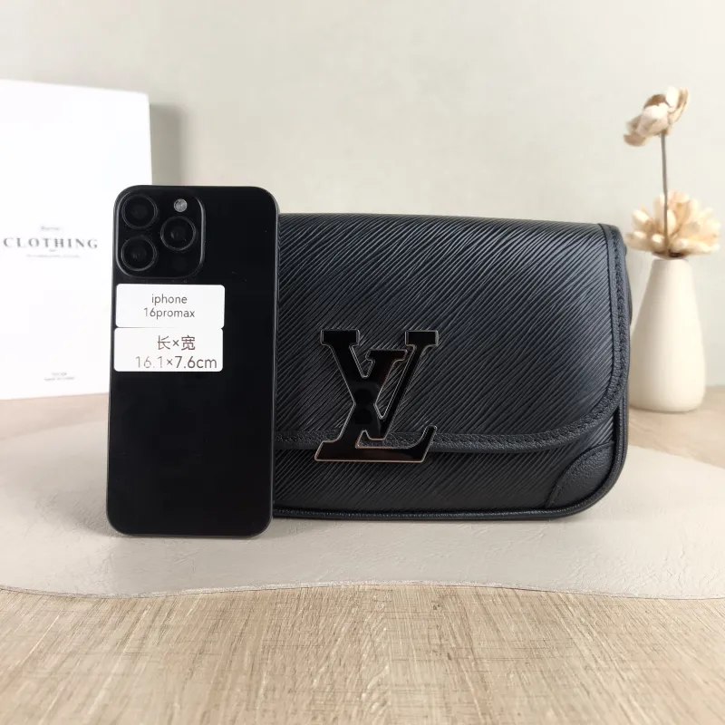 Louis Vuitton Shoulder Bag BUCI Black Epi Embossed Calfskin One Size 24.5 × 9 × 15.5 cm — cover view 6 of 6