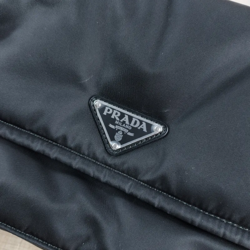 PRADA Shoulder Bag Re-Nylon Shoulder Bag Black Nylon 23 × 11 × 16 cm — detail view 10 of 13