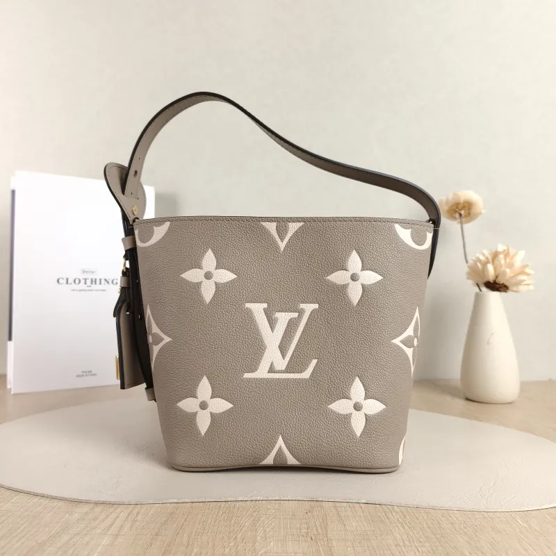 Louis Vuitton Top Handle Bag ALL IN BB · White Empreinte Embossed Calfskin BB 16 × 12 × 18 cm — detail view 1 of 11