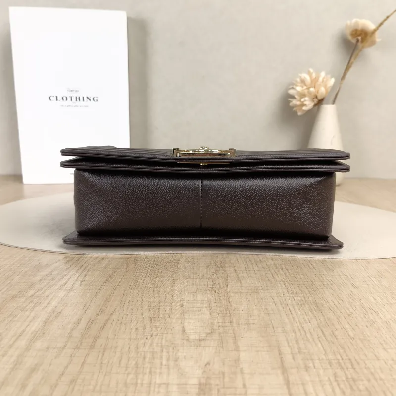 Chanel Crossbody Bag Le Boy Calfskin Medium25 × 9 × 15 cm — cover view 3 of 5