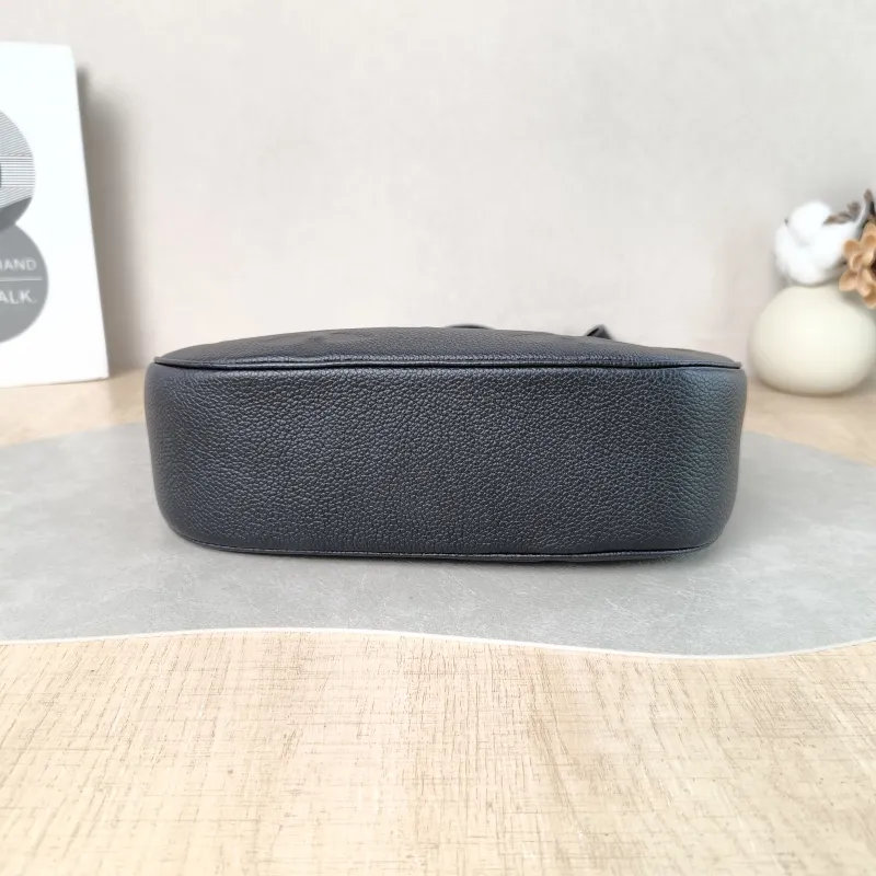 Louis Vuitton Shoulder Bag Bagatelle Black Empreinte Embossed Calfskin Small 24 × 7 × 18 cm — cover view 2 of 5