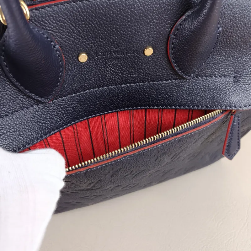 Louis Vuitton Top Handle Bag Pont Neuf Top Handle Bag Blue Calfskin 30 × 11 × 24.5 cm — detail view 7 of 12