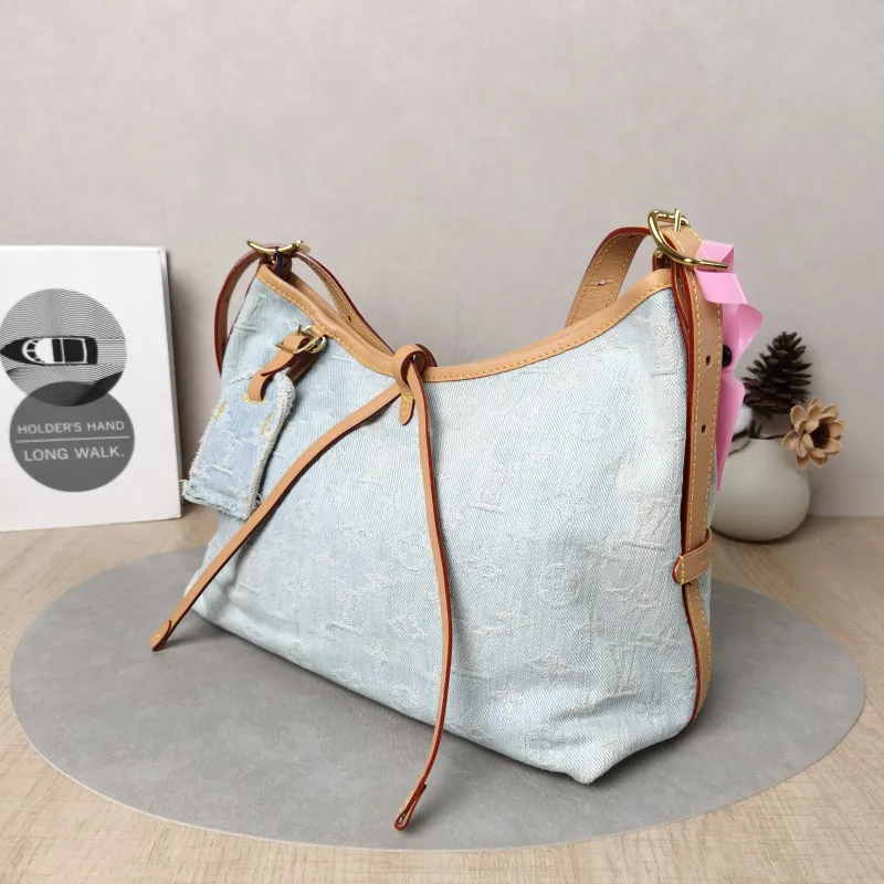 Louis Vuitton Crossbody Bag Carryall Blue Small29 × 12 × 24 cm — cover view 3 of 6