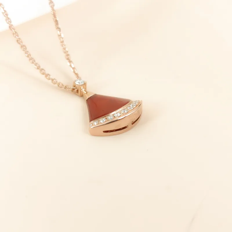 Bvlgari Necklace DIVAS’ DREAM Collection Pavé Diamond Rose Gold 18KR ose Gold Diamond One Size 1.5*41-42 — cover view 3 of 10