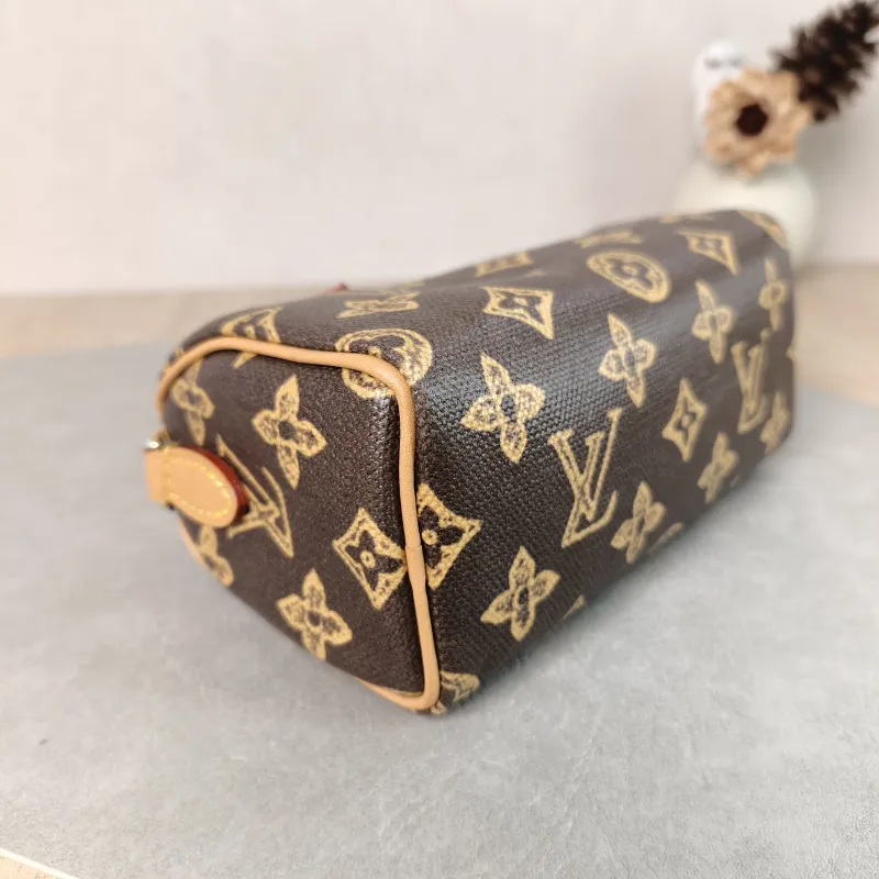 Louis Vuitton Crossbody Bag Speedy Nano Brown PVC nano 16 × 7.5 × 10 cm — detail view 8 of 14